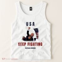 God Bless America “Keep Fighting” Tank Top thumb 2