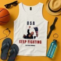 God Bless America “Keep Fighting” Tank Top thumb 4