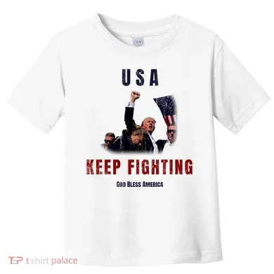 God Bless America “Keep Fighting” Toddler T-Shirt