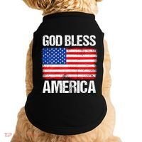 God Bless America Patriotic Happy 4th Of July Doggie Tank thumb 0