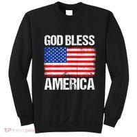 God Bless America Patriotic Happy 4th Of July Sweatshirt thumb 0