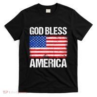 God Bless America Patriotic Happy 4th Of July T-Shirt thumb 0