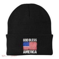 God Bless America Patriotic Happy 4th Of July Beanie thumb 0