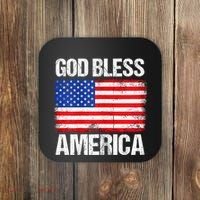 God Bless America Patriotic Happy 4th Of July Coaster thumb 0