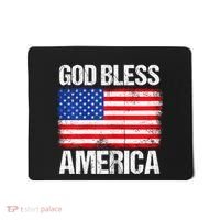God Bless America Patriotic Happy 4th Of July Mousepad thumb 0