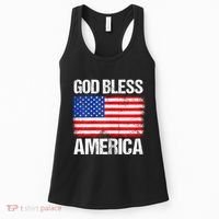 God Bless America Patriotic Happy 4th Of July Women's Tank Top thumb 0
