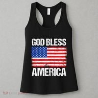 God Bless America Patriotic Happy 4th Of July Women's Tank Top thumb 3
