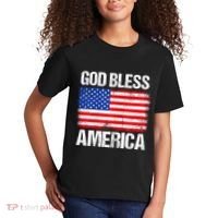 God Bless America Patriotic Happy 4th Of July Kids T-Shirt thumb 2