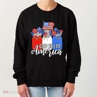 God Bless America Mason Jar Christian Women's Sweatshirt thumb 0