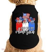God Bless America Mason Jar Christian Doggie Tank thumb 0