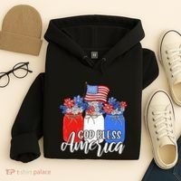 God Bless America Mason Jar Christian Hoodie thumb 4