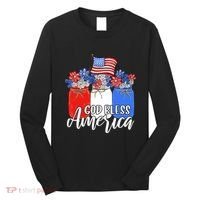 God Bless America Mason Jar Christian Long Sleeve Shirt thumb 0