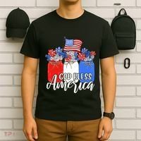 God Bless America Mason Jar Christian T-Shirt thumb 6