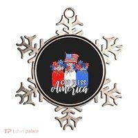 God Bless America Mason Jar Christian Ornament thumb 0