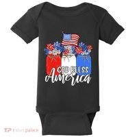 God Bless America Mason Jar Christian Baby Bodysuit thumb 0