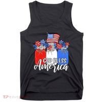 God Bless America Mason Jar Christian Tank Top thumb 0