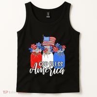 God Bless America Mason Jar Christian Tank Top thumb 2