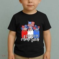 God Bless America Mason Jar Christian Toddler T-Shirt thumb 2