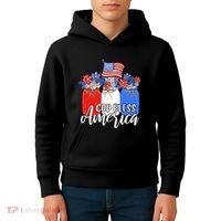 God Bless America Mason Jar Christian Kids Hoodie thumb 4