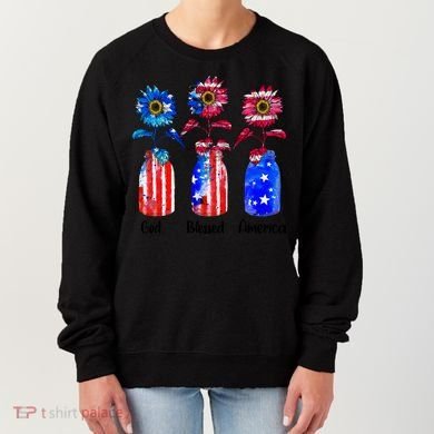 God Blessed America July 4th Women's Sweatshirt