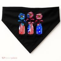 God Blessed America July 4th USA-Made Doggie Bandana thumb 0