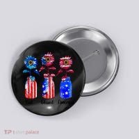 God Blessed America July 4th Button thumb 0