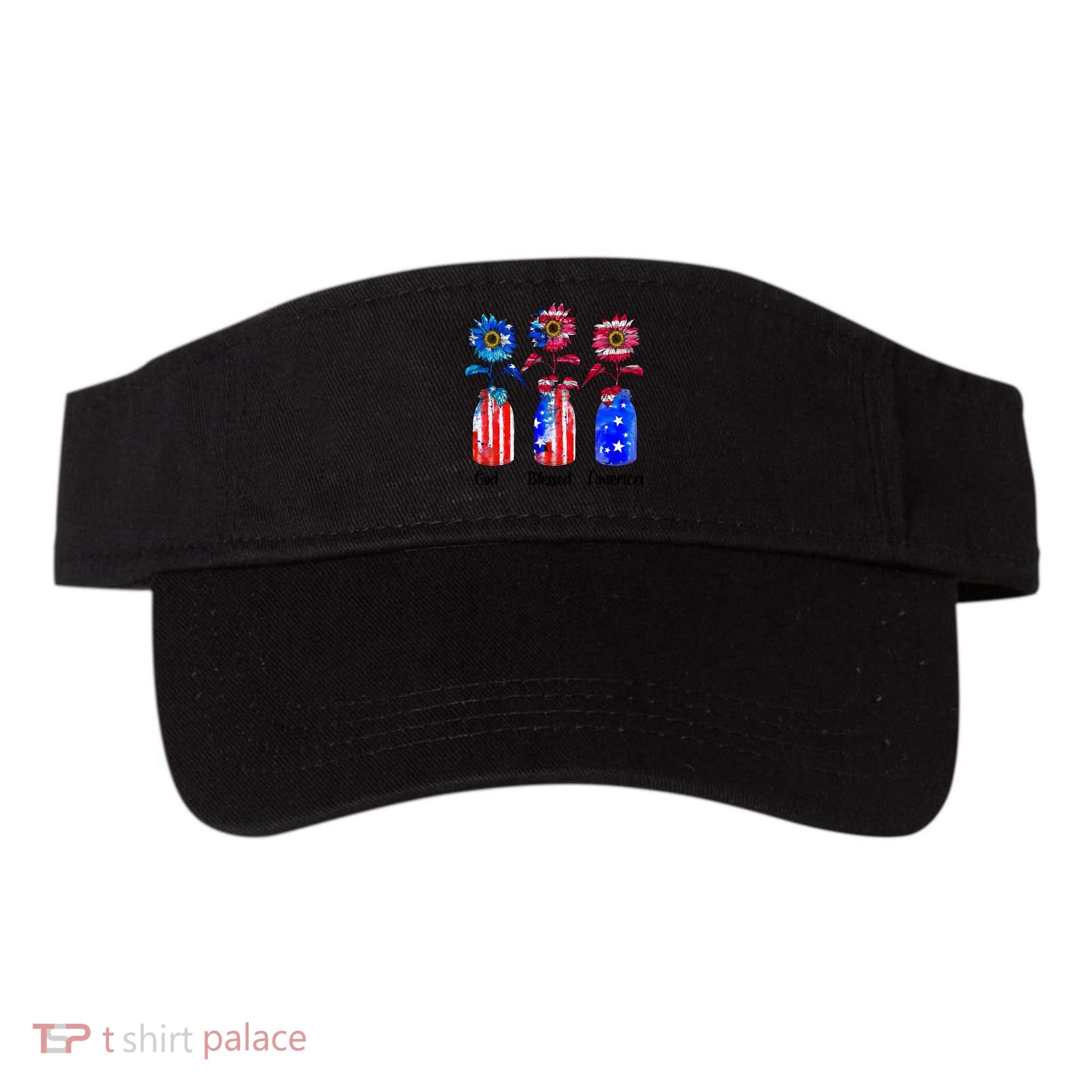 God Blessed America July 4th Visor