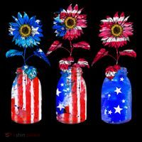 God Blessed America July 4th Visor thumb 3
