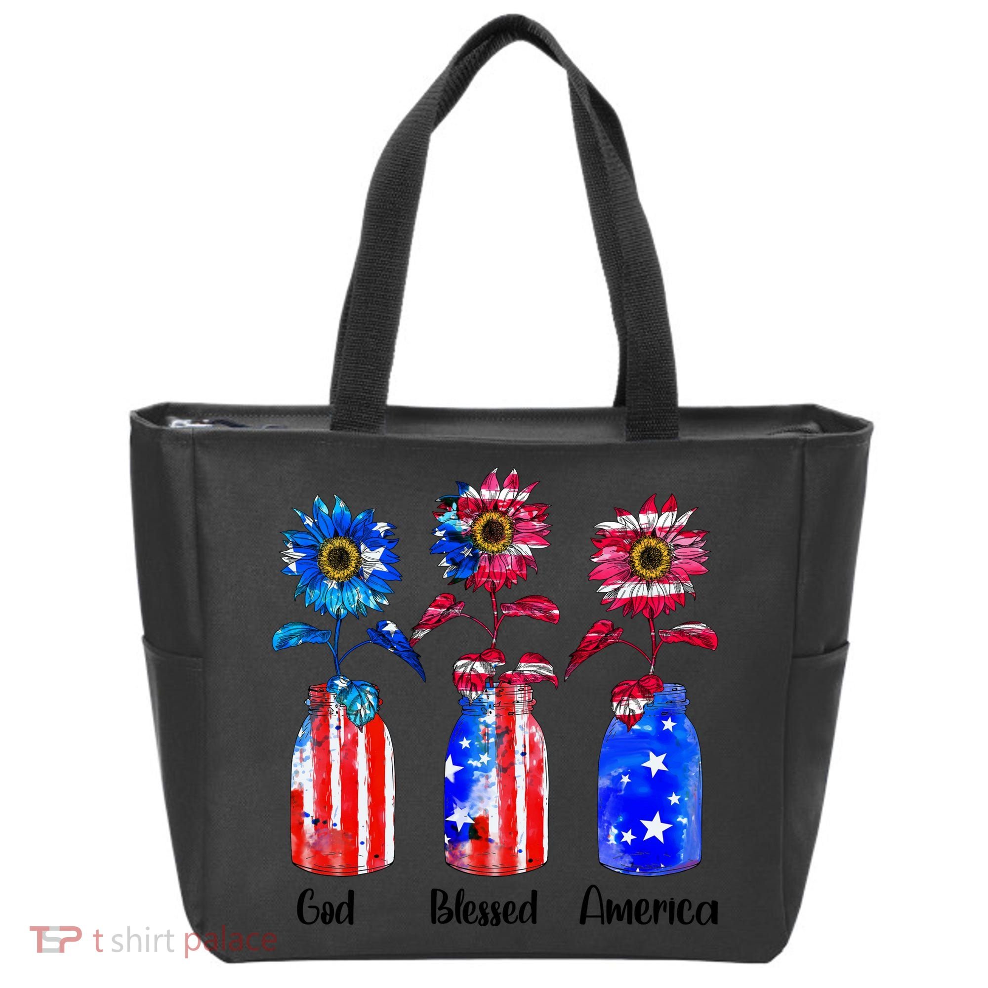 God Blessed America July 4th Tote Bag