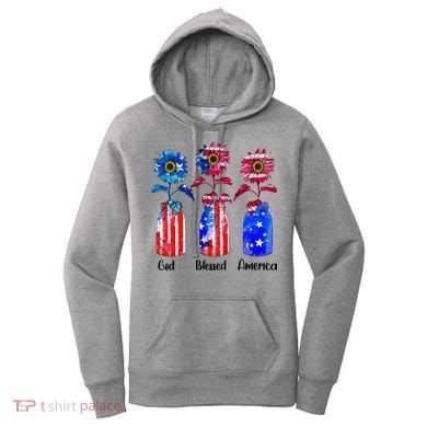 God Blessed America July 4th Women's Hoodie