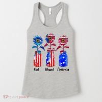 God Blessed America July 4th Women's Tank Top thumb 0
