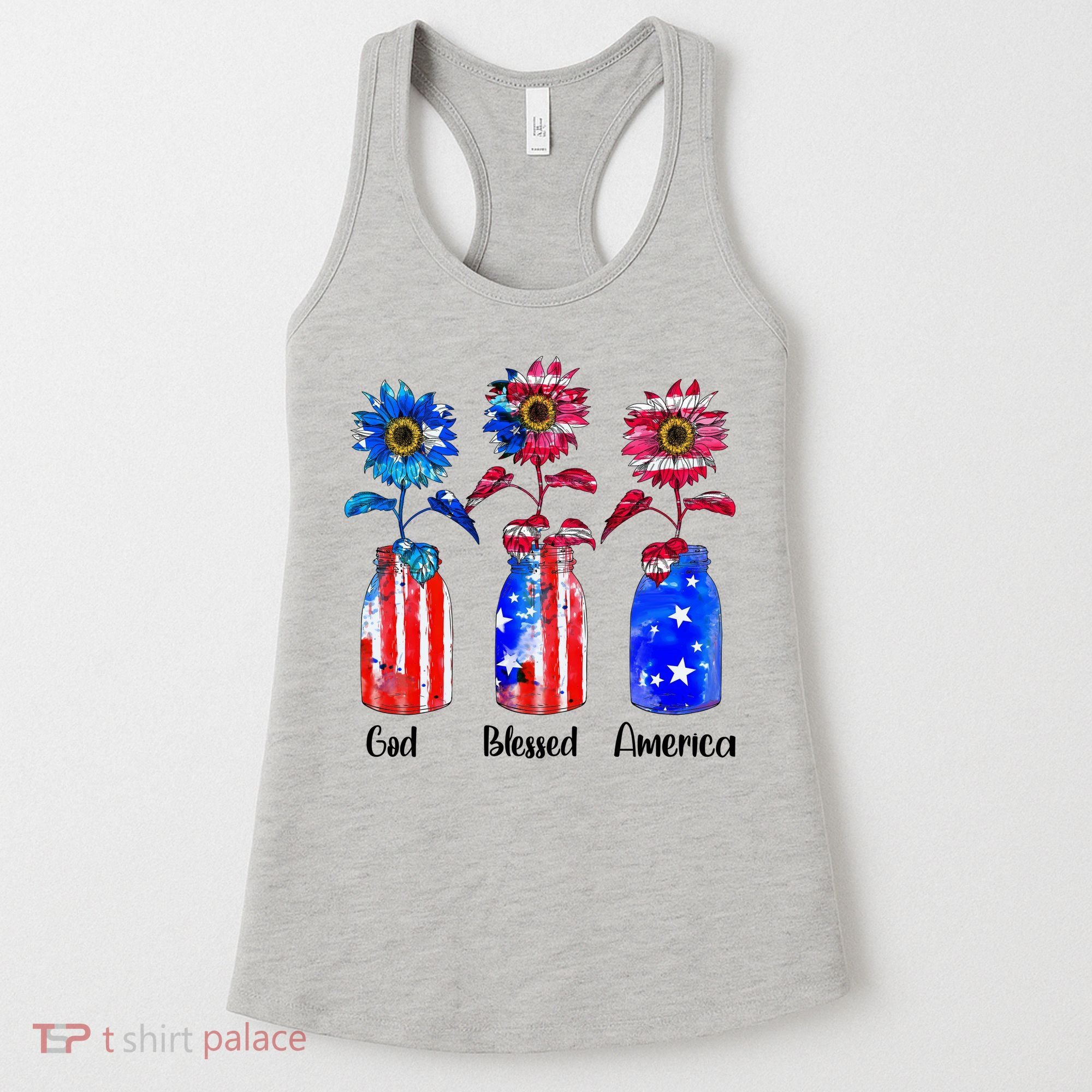 God Blessed America July 4th Women's Tank Top