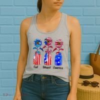 God Blessed America July 4th Women's Tank Top thumb 2