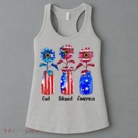 God Blessed America July 4th Women's Tank Top thumb 3