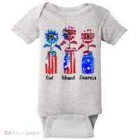God Blessed America July 4th Baby Bodysuit thumb 0