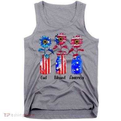 God Blessed America July 4th Tank Top