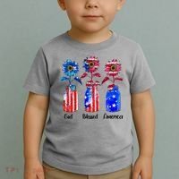 God Blessed America July 4th Toddler T-Shirt thumb 2