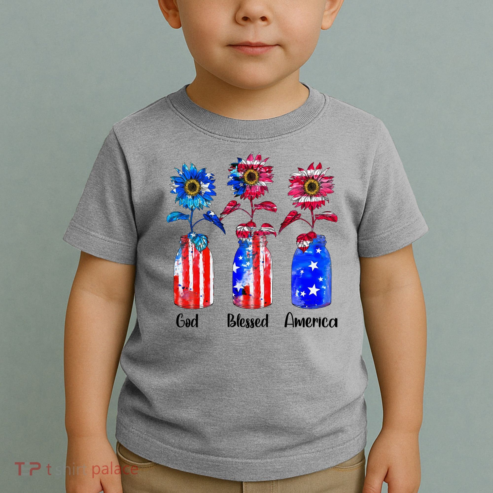 God Blessed America July 4th Toddler T-Shirt