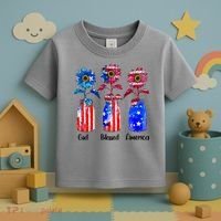 God Blessed America July 4th Toddler T-Shirt thumb 3