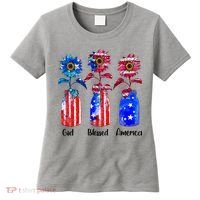 God Blessed America July 4th Women's T-Shirt thumb 0