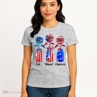 God Blessed America July 4th Women's T-Shirt thumb 4
