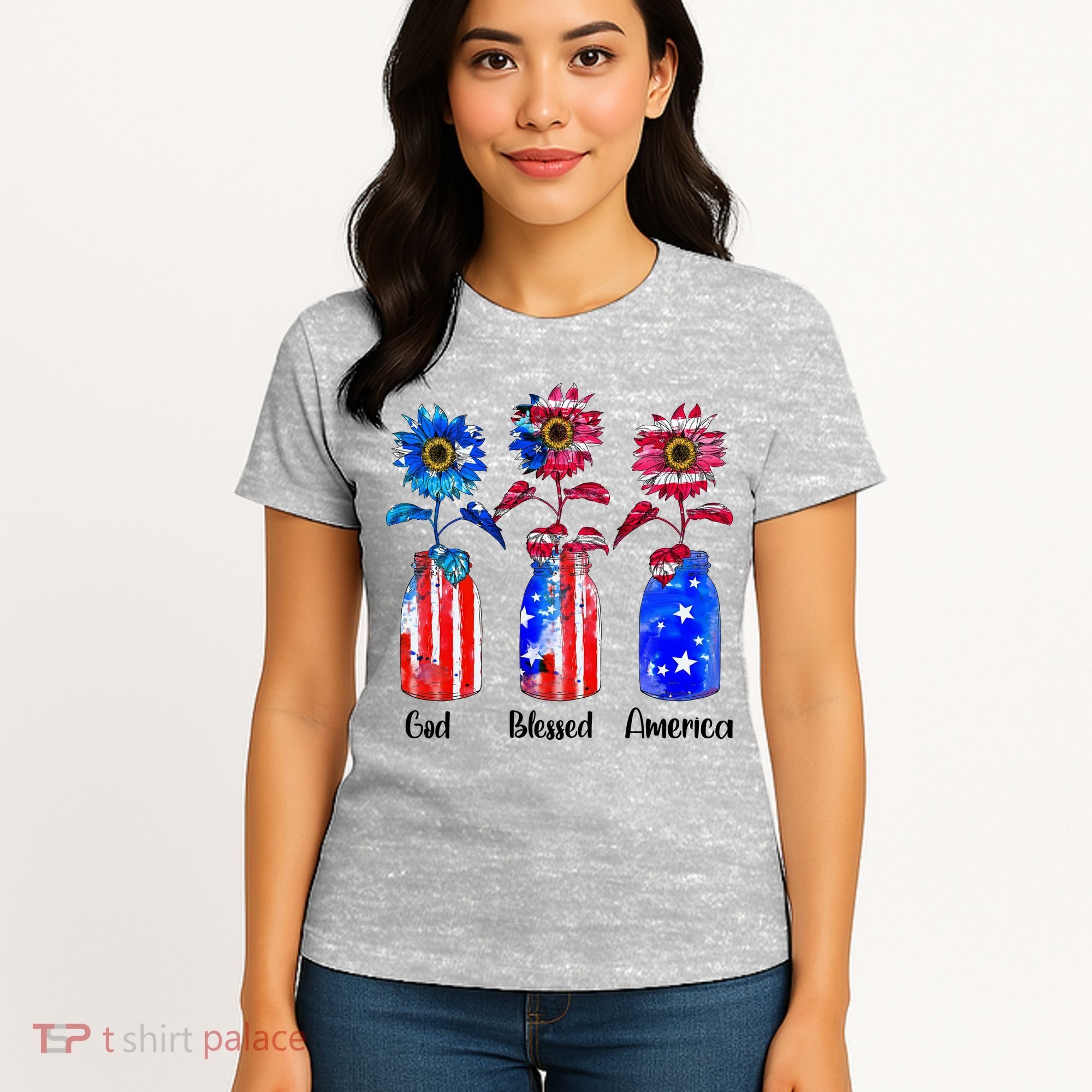 God Blessed America July 4th Women's T-Shirt