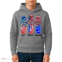 God Blessed America July 4th Kids Hoodie thumb 4
