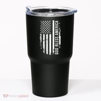 God Bless America Us Flag Cool Gift Tumbler thumb 0