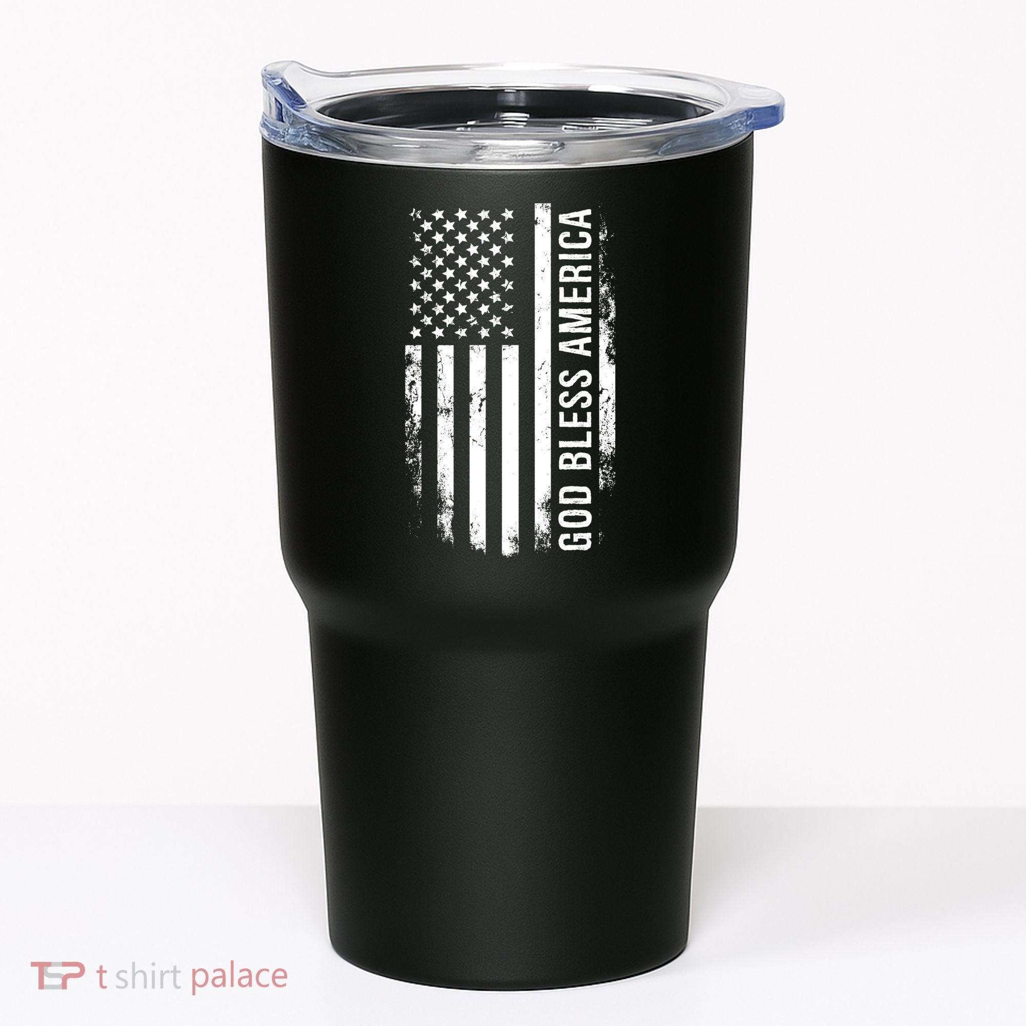 God Bless America Us Flag Cool Gift Tumbler