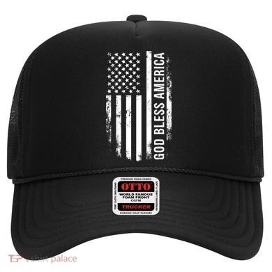 God Bless America Us Flag Cool Gift Hat