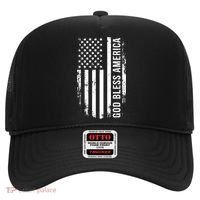 God Bless America Us Flag Cool Gift Hat thumb 0