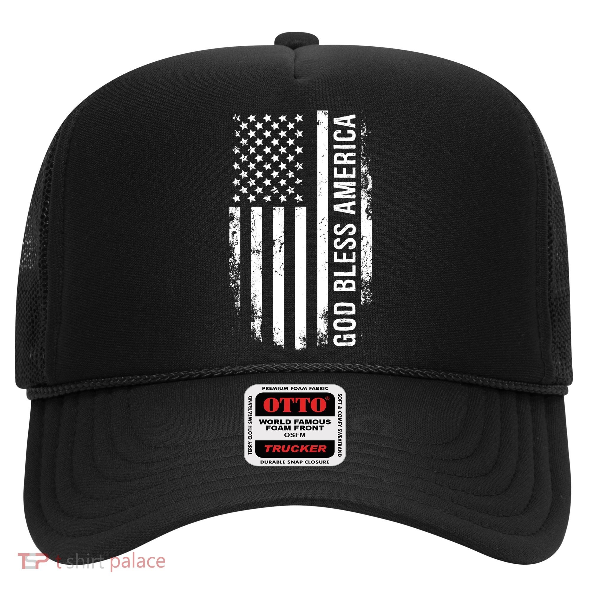 God Bless America Us Flag Cool Gift Hat