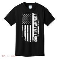 God Bless America Us Flag Cool Gift Kids T-Shirt thumb 0