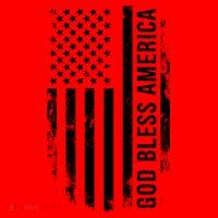 God Bless America Us Flag Cool Gift Santa Hat thumb 1